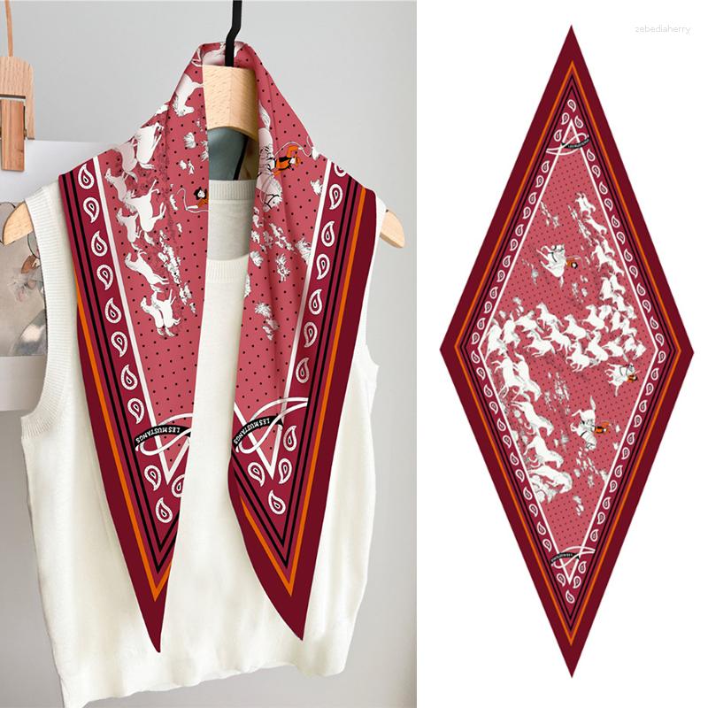 Scarves Lozenge Luxury Horse Print Skinny Silk Scarfs Women Foulard Cashew Neckerchief Female Hairband Lady Soft Satin Neck Gift
Scarves Lozenge Luxury Horse Print Skinny Silk Scarfs Women Foulard Cashew Neckerchief Female Hairband Lady Soft Satin Neck Gift