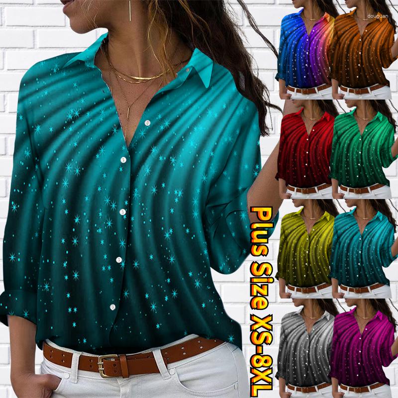 Women's Blouses 2023 Autumn Winter Women V-neck Abstract Print Blouse Fashion Casual Elegant Button Long Sleeve Ladies Loose Shirt, Multicolor
Women's Blouses 2023 Autumn Winter Women V-neck Abstract Print Blouse Fashion Casual Elegant Button Long Sleeve Ladies Loose Shirt, Multicolor