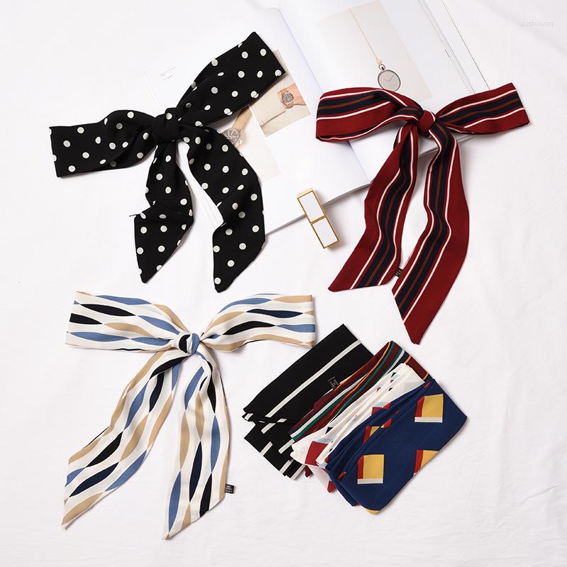 Scarves Narrow Mid-length Ribbons Embellished Silk Four Seasons Stripe Print Decorate Neck Tie Scarf Bag Handle Ribbon Wholesale
Scarves Narrow Mid-length Ribbons Embellished Silk Four Seasons Stripe Print Decorate Neck Tie Scarf Bag Handle Ribbon Wholesale
