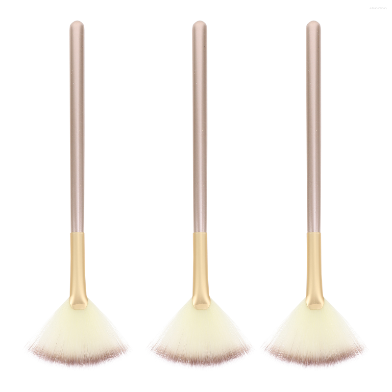 Makeup Brushes 3 Pcs Brush Fan Cosmetics Portable Fans Blush Contouring Wooden Handle Powder Set
Makeup Brushes 3 Pcs Brush Fan Cosmetics Portable Fans Blush Contouring Wooden Handle Powder Set