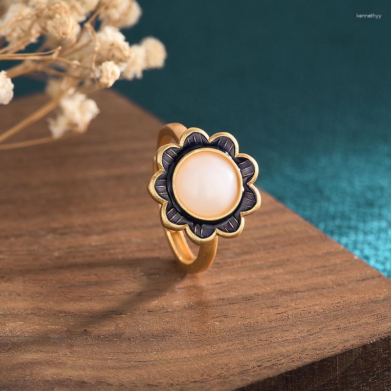 Cluster Rings White Jade Flower Real Natural Fashion Jewelry Women Amulet Adjustable Ring 925 Silver Gifts Gemstone Charm Vintage
Cluster Rings White Jade Flower Real Natural Fashion Jewelry Women Amulet Adjustable Ring 925 Silver Gifts Gemstone Charm Vintage