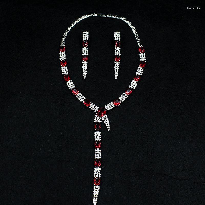 Chains Brand Genuine Luxury Real Jewels Zircon Tassel Long Earrings Bridal Jewelry Versatile Fashion Pendant Necklace Set Hi
Chains Brand Genuine Luxury Real Jewels Zircon Tassel Long Earrings Bridal Jewelry Versatile Fashion Pendant Necklace Set Hi