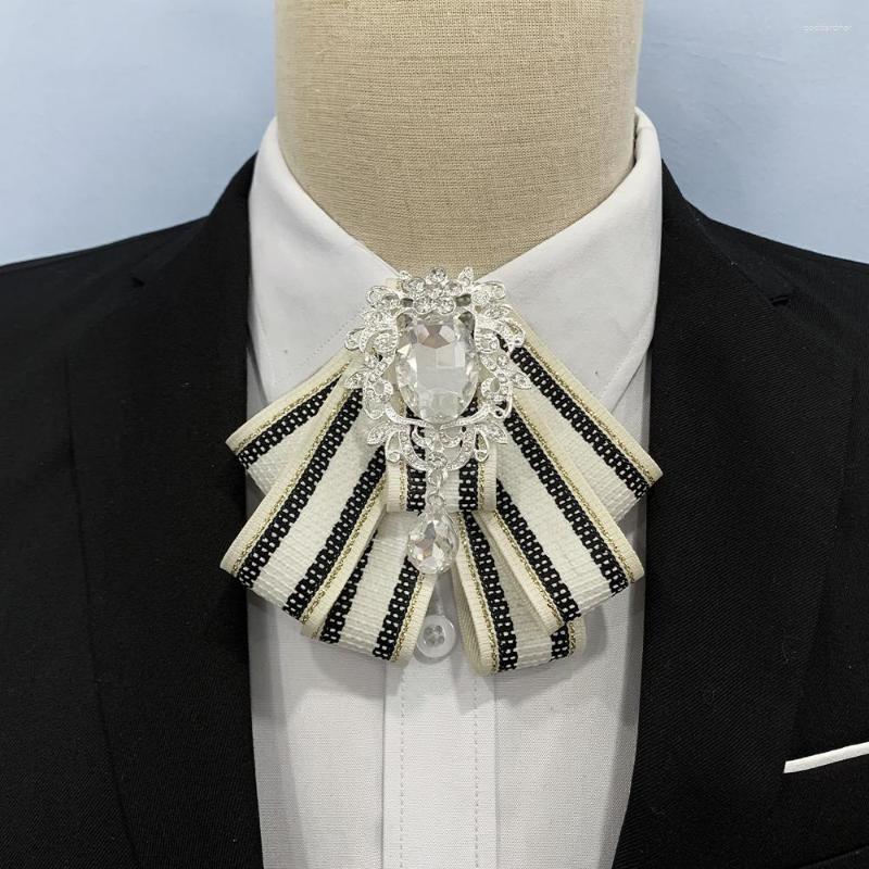 Bow Ties CHUNNIAN White Rhinestone Tie For Men's Wedding Man Business British Shirt Stage Host Accessories Jewelry Handmade Bowtie
Bow Ties CHUNNIAN White Rhinestone Tie For Men's Wedding Man Business British Shirt Stage Host Accessories Jewelry Handmade Bowtie