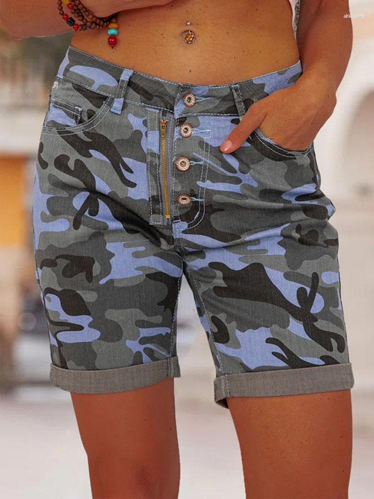 Women's Shorts Women's Zip Breasted Women Denim Summer Camouflage Pattern Knee Length Jeans Casual Slim Streetwear For Woman, Red camouflage
Women's Shorts Women's Zip Breasted Women Denim Summer Camouflage Pattern Knee Length Jeans Casual Slim Streetwear For Woman, Red camouflage