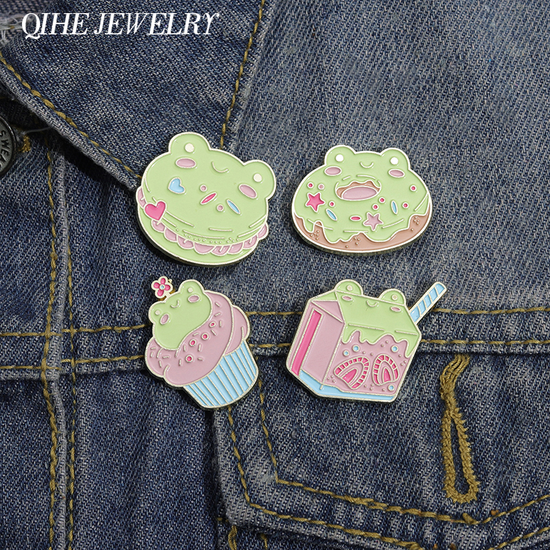 Animals Cute Frog Brooch Enamel Pin Badge Accessories Gifts for Friends Food Styling Lapel Cartoon Cake Donut Ice Cream Metal
Animals Cute Frog Brooch Enamel Pin Badge Accessories Gifts for Friends Food Styling Lapel Cartoon Cake Donut Ice Cream Metal