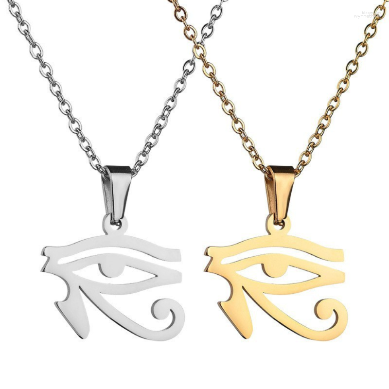 Pendant Necklaces Trendy Stainless Steel Horus Eye Necklace Men's Simple Fashion Party High End Exquisite Jewelry Accessories Gift
Pendant Necklaces Trendy Stainless Steel Horus Eye Necklace Men's Simple Fashion Party High End Exquisite Jewelry Accessories Gift