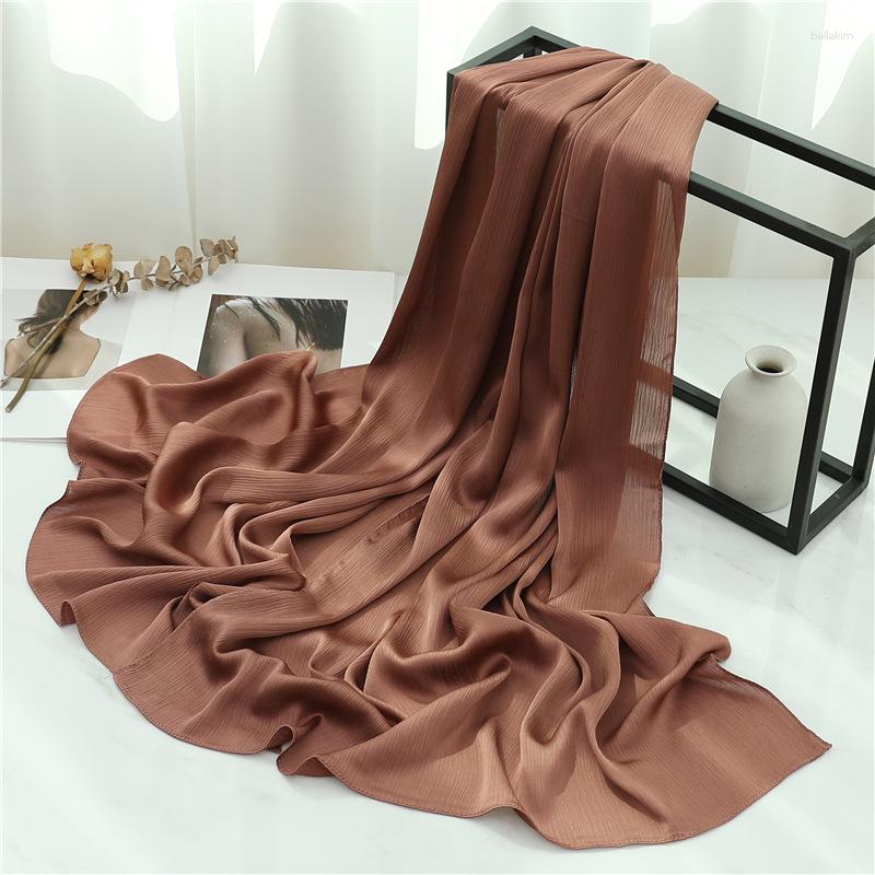 Scarves ChenKio Luxury Solid Hijab Scarf Women Turban Muslim Headband Design Chiffon Crinkle Bandana Wrap Shawl Fashion Muffler
Scarves ChenKio Luxury Solid Hijab Scarf Women Turban Muslim Headband Design Chiffon Crinkle Bandana Wrap Shawl Fashion Muffler