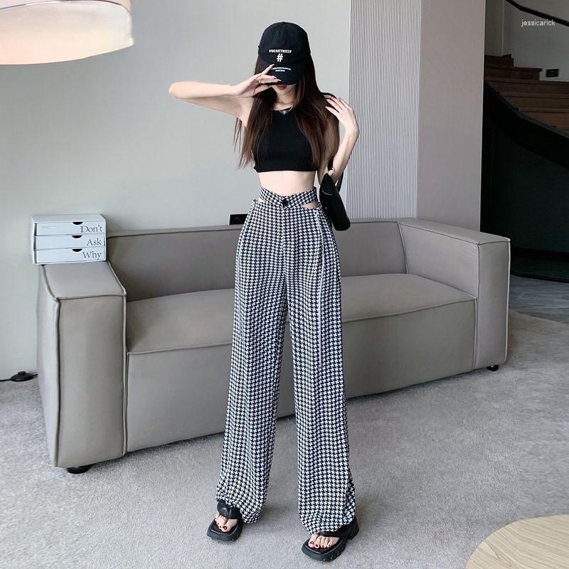 Women's Pants 2023 Summer Women Wide Leg Pant Culottes High Waist Drawstring Casual Plaid Palazzo Cropped Trousers Streetwear A54, Black
Women's Pants 2023 Summer Women Wide Leg Pant Culottes High Waist Drawstring Casual Plaid Palazzo Cropped Trousers Streetwear A54, Black