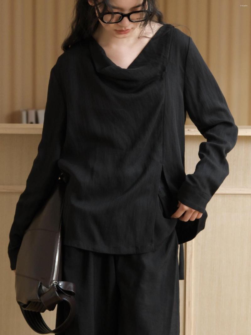 Women's T Shirts Summer Clothing 2023 Casual Asymmetric Pullover Tops Women Long Sleeve T-shirt Female, Black
Women's T Shirts Summer Clothing 2023 Casual Asymmetric Pullover Tops Women Long Sleeve T-shirt Female, Black