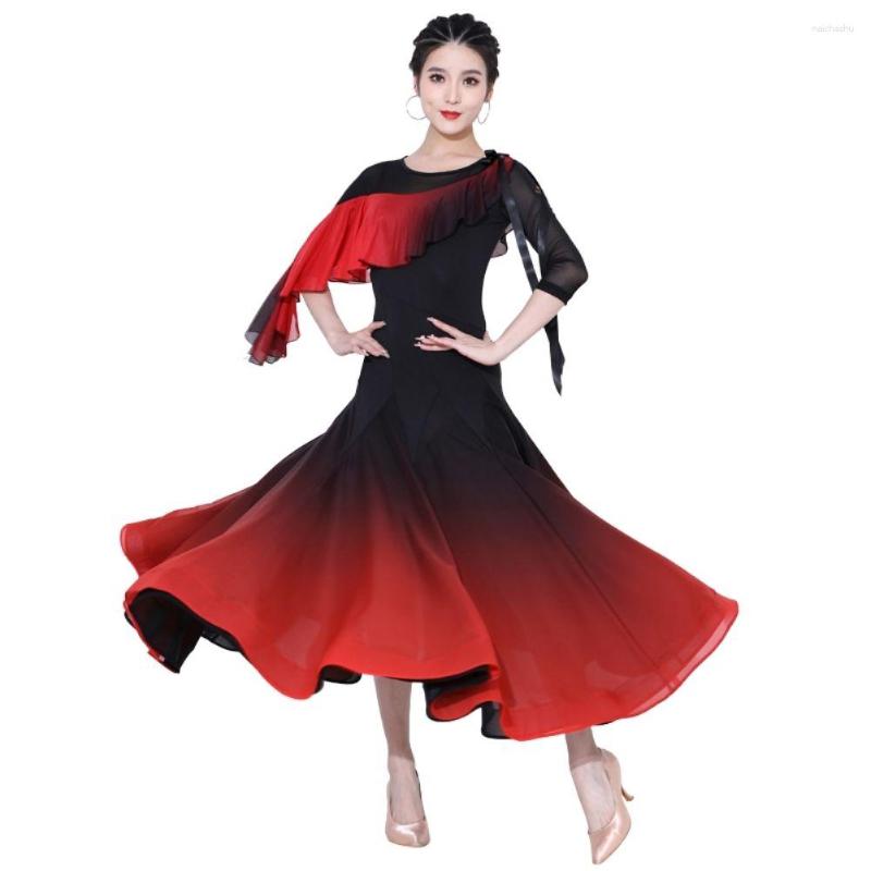 Stage Wear Ballroom Dancing Dress Competition Performance Costumes Elegant Evening Party Gown Women Long Skirt Waltz Jazz Outfits, Black
Stage Wear Ballroom Dancing Dress Competition Performance Costumes Elegant Evening Party Gown Women Long Skirt Waltz Jazz Outfits, Black