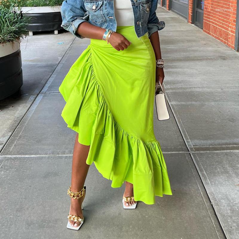 Skirts Fashion Irregular Ruffles For Women Bodycon Streetwear Y2K Solid Color High Waist Chic Pleated Maxi Dress, Black
Skirts Fashion Irregular Ruffles For Women Bodycon Streetwear Y2K Solid Color High Waist Chic Pleated Maxi Dress, Black