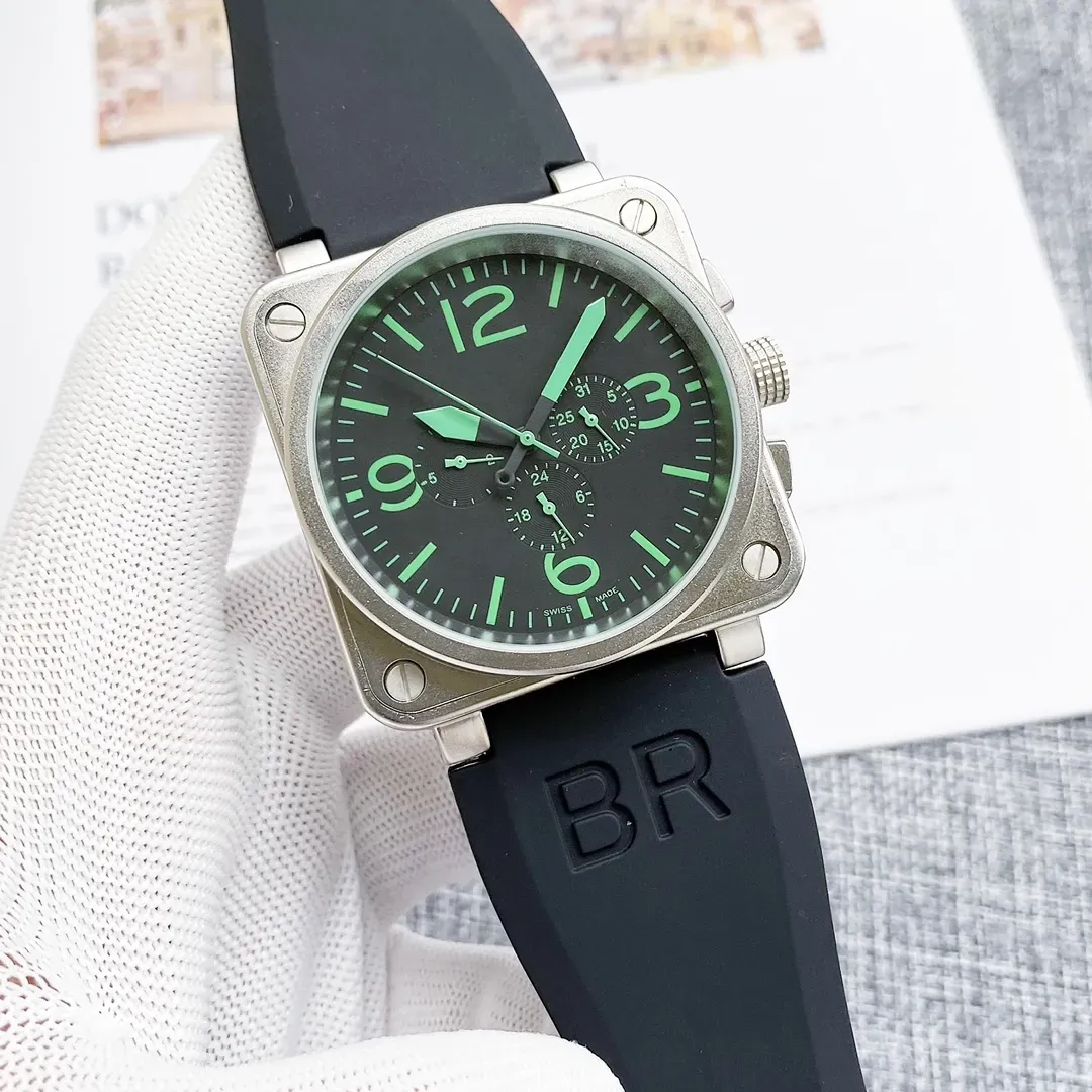 2023 men bell Chronograph Automatic mechanical Watch For Mens Stainless Steel Wristwatch Leather Strap Men Sport Watches orologio tag heuerity ross wristwatches
2023 men bell Chronograph Automatic mechanical Watch For Mens Stainless Steel Wristwatch Leather Strap Men Sport Watches orologio tag heuerity ross wristwatches