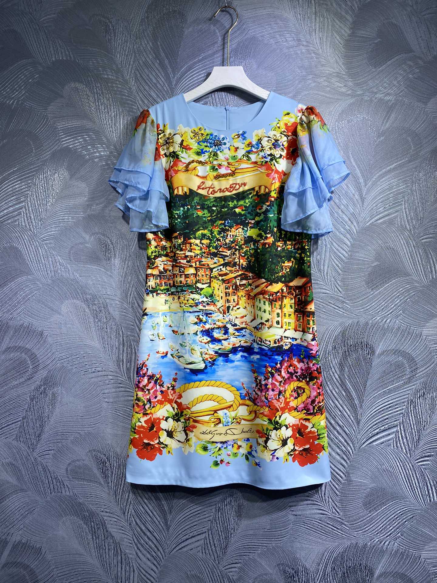 Dress 2023 Spring and Autumn Women's Beaded Dress Fashion Printed Round Neck Ruffled Short Sleeve Elegant Dress Dual Color S-XL Designer Style, Black
Dress 2023 Spring and Autumn Women's Beaded Dress Fashion Printed Round Neck Ruffled Short Sleeve Elegant Dress Dual Color S-XL Designer Style, Black