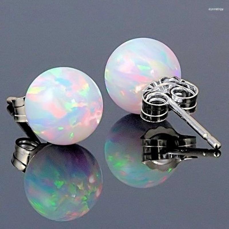 Stud Earrings Charm White Opal Geometric Round Ball Shaped Earings For Women Femme Party Jewelry Aretes 2023
Stud Earrings Charm White Opal Geometric Round Ball Shaped Earings For Women Femme Party Jewelry Aretes 2023