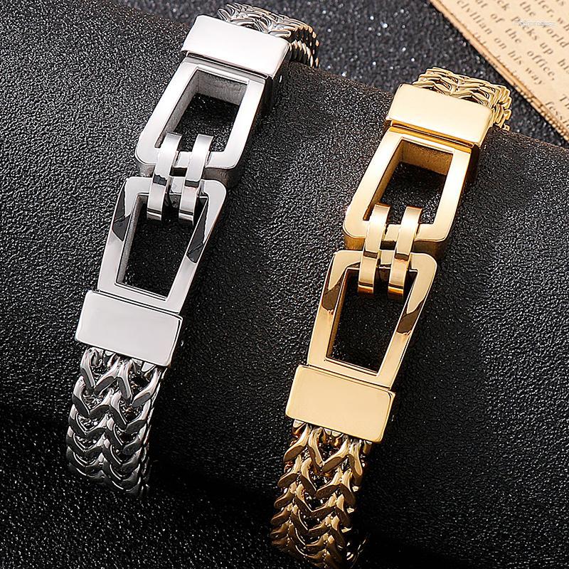 Link Bracelets Amazing 12MM Wide 316L Stainless Steel Chain Men's Bracelet Silver Color Mannen Armband 8.5" Friends Birthday Gifts
Link Bracelets Amazing 12MM Wide 316L Stainless Steel Chain Men's Bracelet Silver Color Mannen Armband 8.5" Friends Birthday Gifts