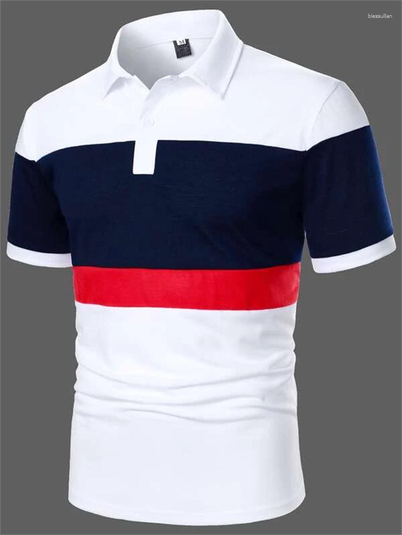Men' Polos Men ShiShort Sleeve Shirt Contrast Color Clothing Summer Streetwear Casual Fashion Tops, Red
Men' Polos Men ShiShort Sleeve Shirt Contrast Color Clothing Summer Streetwear Casual Fashion Tops, Red