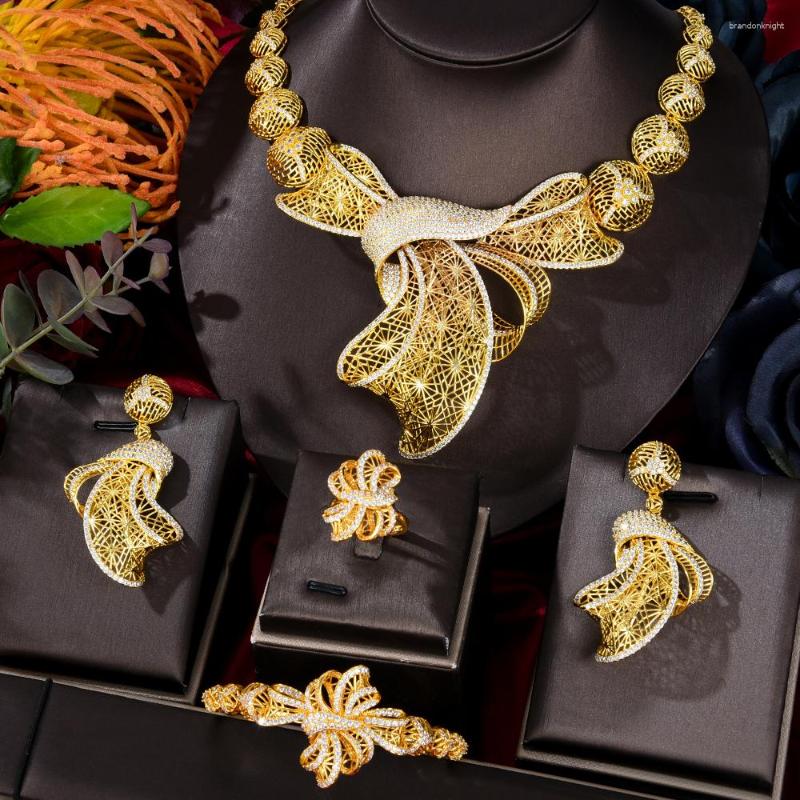 Necklace Earrings Set Missvikki Bling Sequins Luxury Africa Dubai For Women Wedding Party Zircon Bridal Jewelry, Picture shown
Necklace Earrings Set Missvikki Bling Sequins Luxury Africa Dubai For Women Wedding Party Zircon Bridal Jewelry, Picture shown