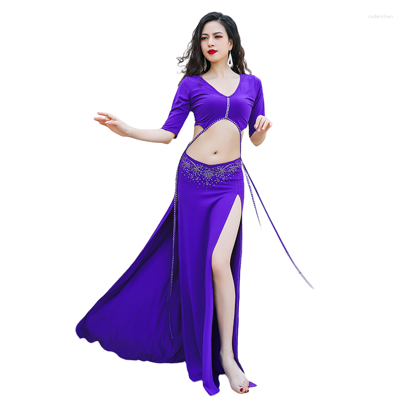 Stage Wear Woman Bellydance Costume Carnival Long Dress 2 Sides Split Tassel Oriental Outfit Sexy Shine Rhinestone V Neck Show L, Purple
Stage Wear Woman Bellydance Costume Carnival Long Dress 2 Sides Split Tassel Oriental Outfit Sexy Shine Rhinestone V Neck Show L, Purple