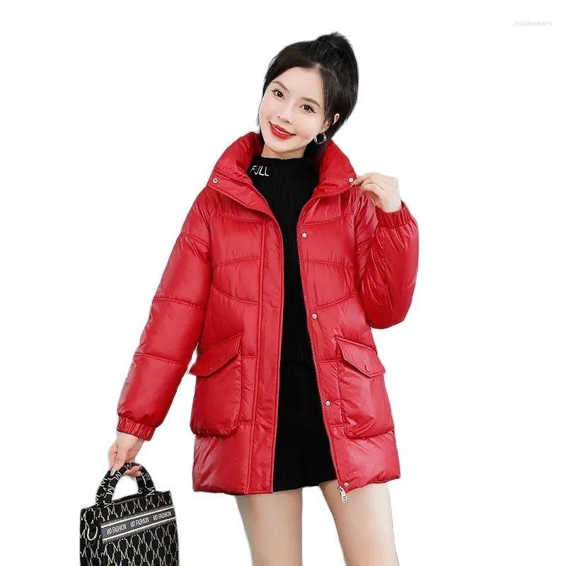 Women's Trench Coats Cotton Down Coat Women's 2023 Winter Bright Face Medium-Long Fashion Loose Thick Padded Clothes Wash-Free Parkas, Black
Women's Trench Coats Cotton Down Coat Women's 2023 Winter Bright Face Medium-Long Fashion Loose Thick Padded Clothes Wash-Free Parkas, Black