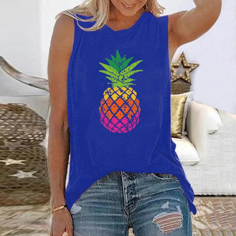 

Women' Tanks Pineapple 3D Print Tank Top Women Summer Sleeveless Streetwear Female O-neck Vest Casual Off Shoulder Camisole Clothing, Fkf66c20230615j
