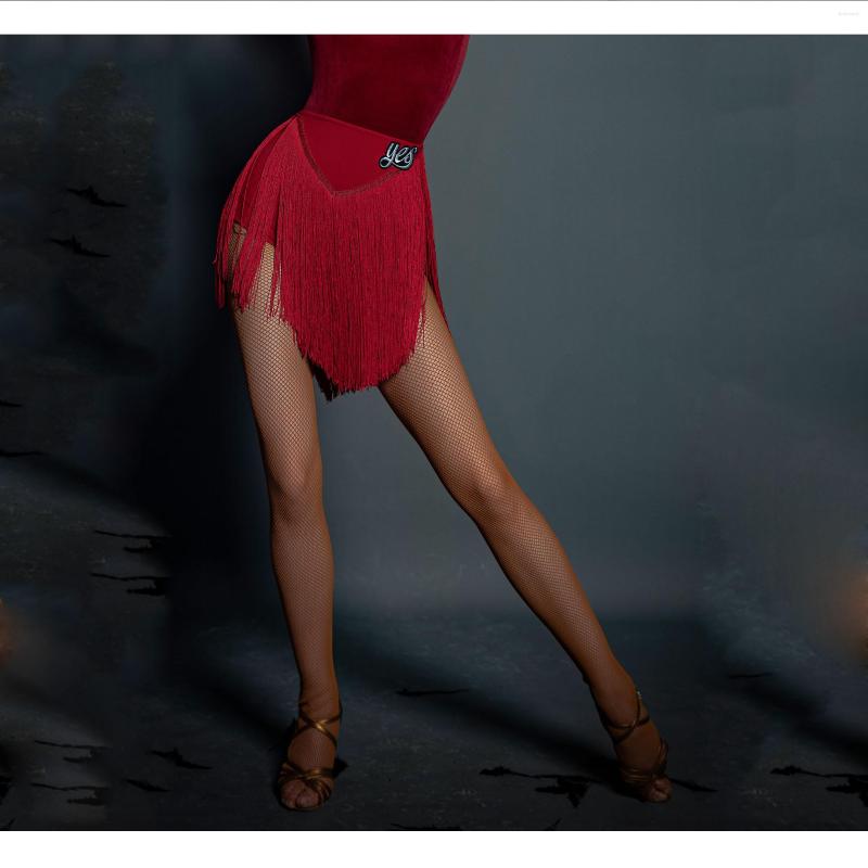 Stage Wear Women Irregular Latin Dance Dress Skirt 2023 Tassel Adult Package Hip Black Red
Stage Wear Women Irregular Latin Dance Dress Skirt 2023 Tassel Adult Package Hip Black Red