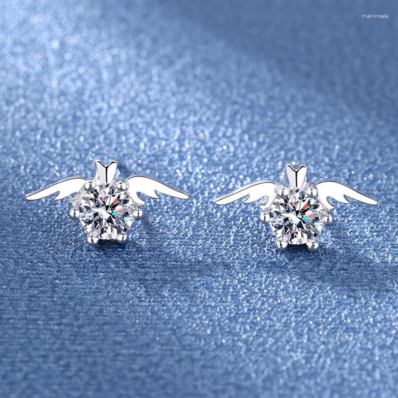 Stud Earrings Fashion Angel Wing Simple And Exquisite Six Claw Zircon Charm Women's Wedding Party Jewelry
Stud Earrings Fashion Angel Wing Simple And Exquisite Six Claw Zircon Charm Women's Wedding Party Jewelry