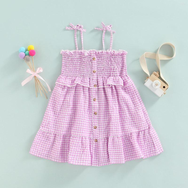 Girl Dresses Toddler Kids Girls Cute Dress Plaid Sleeveless Spaghetti Strap Sling Summer Casual Buttons Princess, Picture shown
Girl Dresses Toddler Kids Girls Cute Dress Plaid Sleeveless Spaghetti Strap Sling Summer Casual Buttons Princess, Picture shown