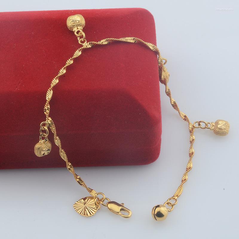 Link Bracelets Fashion Women Girls Yellow Gold Color Ball Bracelet Heart Coin Chains Jewelry
Link Bracelets Fashion Women Girls Yellow Gold Color Ball Bracelet Heart Coin Chains Jewelry