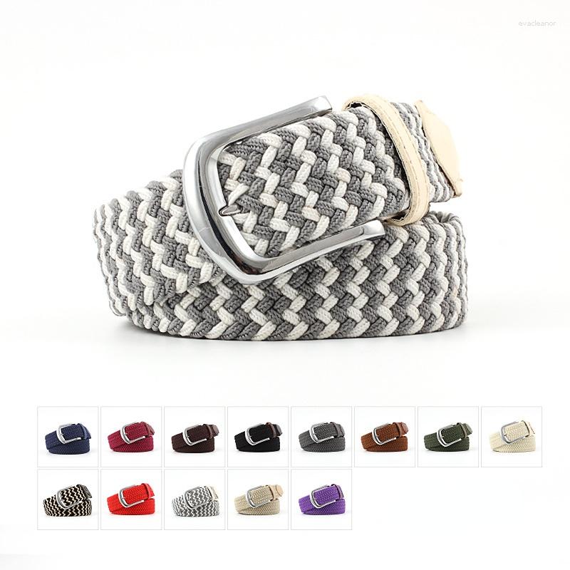 Belts Casual Men's And Women's Fashion Multi-color Elastic Woven Canvas Belt With Pin Buckle, Brown
Belts Casual Men's And Women's Fashion Multi-color Elastic Woven Canvas Belt With Pin Buckle, Brown
