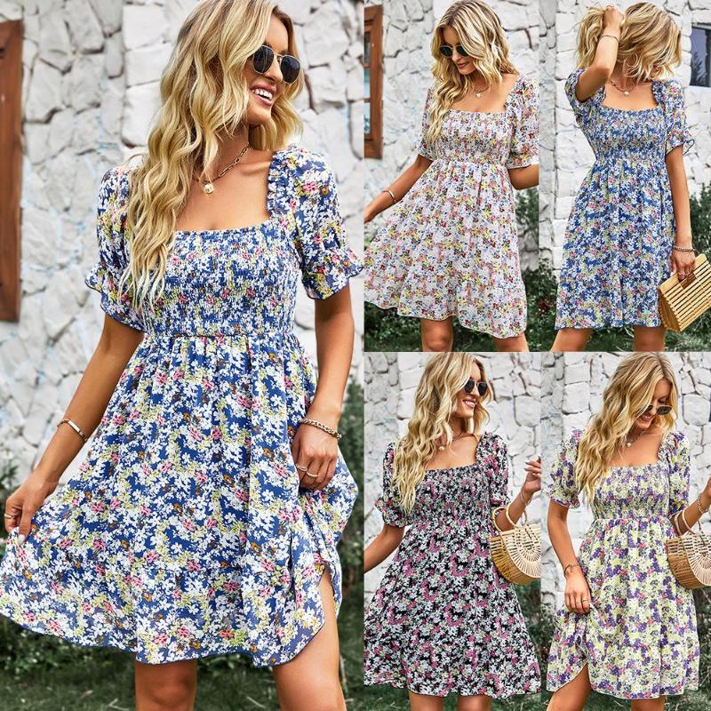 Casual Dresses Women Dress 2023 Summer Fashion Chiffon Printing Flower Waist Retraction Female Holiday Vestido, Creamy-white
Casual Dresses Women Dress 2023 Summer Fashion Chiffon Printing Flower Waist Retraction Female Holiday Vestido, Creamy-white