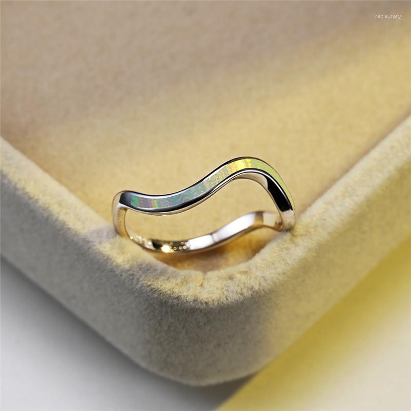 Wedding Rings Minimalist Female Blue White Opal Ring Classic Rose Gold Silver Color For Women Charm Bridal Wave Engagement
Wedding Rings Minimalist Female Blue White Opal Ring Classic Rose Gold Silver Color For Women Charm Bridal Wave Engagement