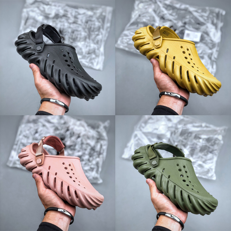 Designer Echo Sandals Echo Clog Women Mens Slides Triple Black Bone White Resin Green Desert Grass Vintage sandale Dad Ladies Holes Cut Out Summer Beach Shoes
Designer Echo Sandals Echo Clog Women Mens Slides Triple Black Bone White Resin Green Desert Grass Vintage sandale Dad Ladies Holes Cut Out Summer Beach Shoes
