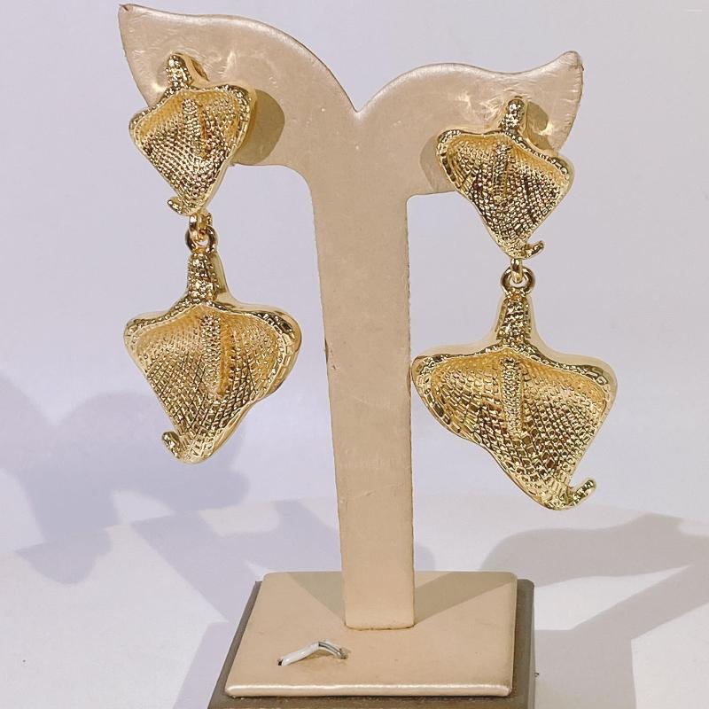 Dangle Earrings Christmas Jewelry Women Gold Plated Lily Drop Dubai Luxury Wedding Party Gifts Yulaili
Dangle Earrings Christmas Jewelry Women Gold Plated Lily Drop Dubai Luxury Wedding Party Gifts Yulaili