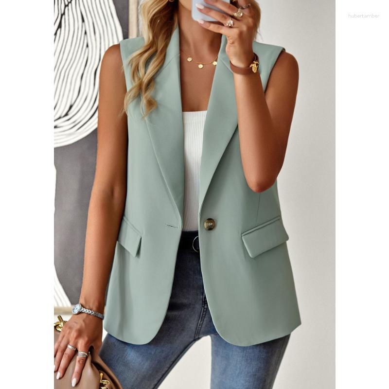 Women' Vests Women Summer Solid Loose Elegant Casual Fashion Office Lady Sleeveless Streetwear Button Polo Collar 2023, Black
Women' Vests Women Summer Solid Loose Elegant Casual Fashion Office Lady Sleeveless Streetwear Button Polo Collar 2023, Black