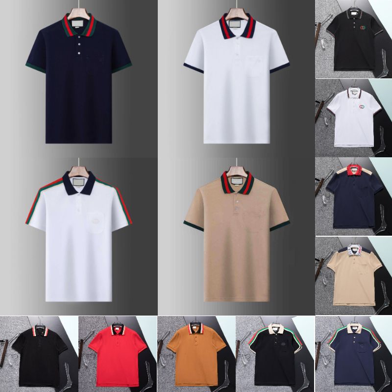 designer mens polo shirt summer brand clothes luxury gg polo tshirt men casual polo fashion snake bee print embroidery t shirt high street mens polos, 44
designer mens polo shirt summer brand clothes luxury gg polo tshirt men casual polo fashion snake bee print embroidery t shirt high street mens polos, 44