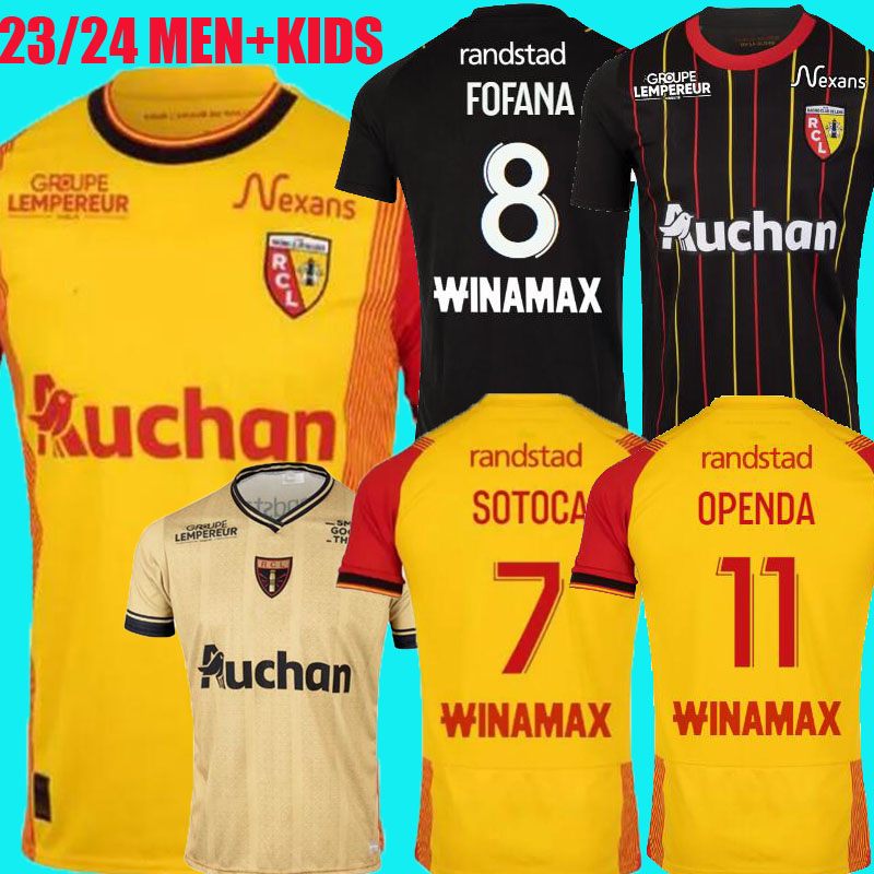 

23 24 MAILLOT RC Lens soccer jerseys 2023 third away SOTOCA - special KAKUTA OPENDA GANAGO FOFANA GRADIT FORTES Football Shirts 2024 kids home BUKSA BANZA fans player, 23/24 home sponsor ucl