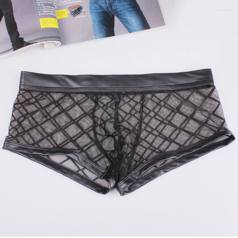 Underpants Sexy Mesh Underwear Mens Boxers Transparent Male Panties Boxer Shorts Summer Breathable For Man, Black
Underpants Sexy Mesh Underwear Mens Boxers Transparent Male Panties Boxer Shorts Summer Breathable For Man, Black