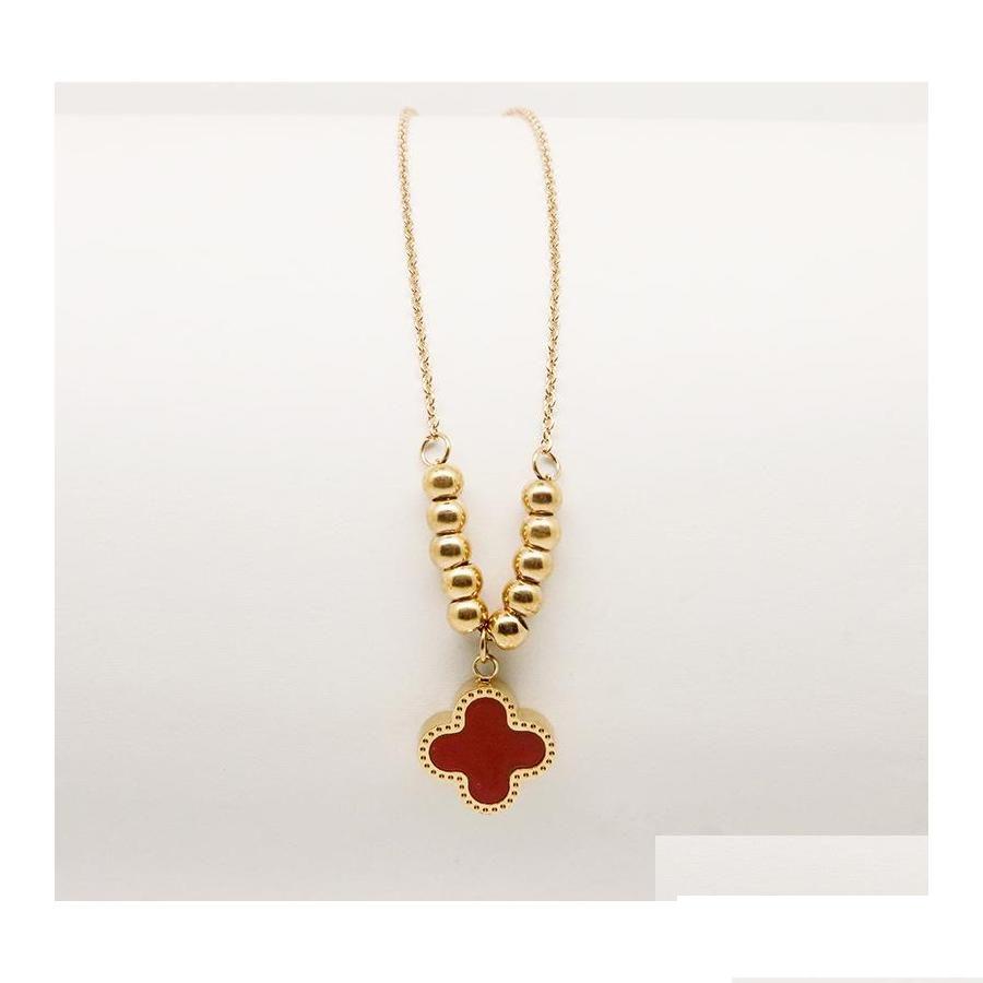 Pendant Necklaces High Quality Double Side Four Leaf Clover Necklace Rose Gold Stainless Steel Jewelry For Women Gi Dhvbu
Pendant Necklaces High Quality Double Side Four Leaf Clover Necklace Rose Gold Stainless Steel Jewelry For Women Gi Dhvbu