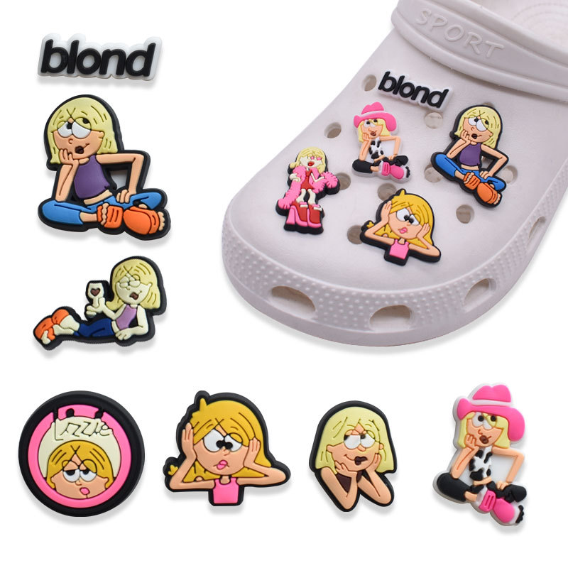 Blond Girls PVC Kids Garden Shoe Charms Sandals Accessories Lovely Shoe Buckle Fit Croces Jibz Charm Party Gift
Blond Girls PVC Kids Garden Shoe Charms Sandals Accessories Lovely Shoe Buckle Fit Croces Jibz Charm Party Gift