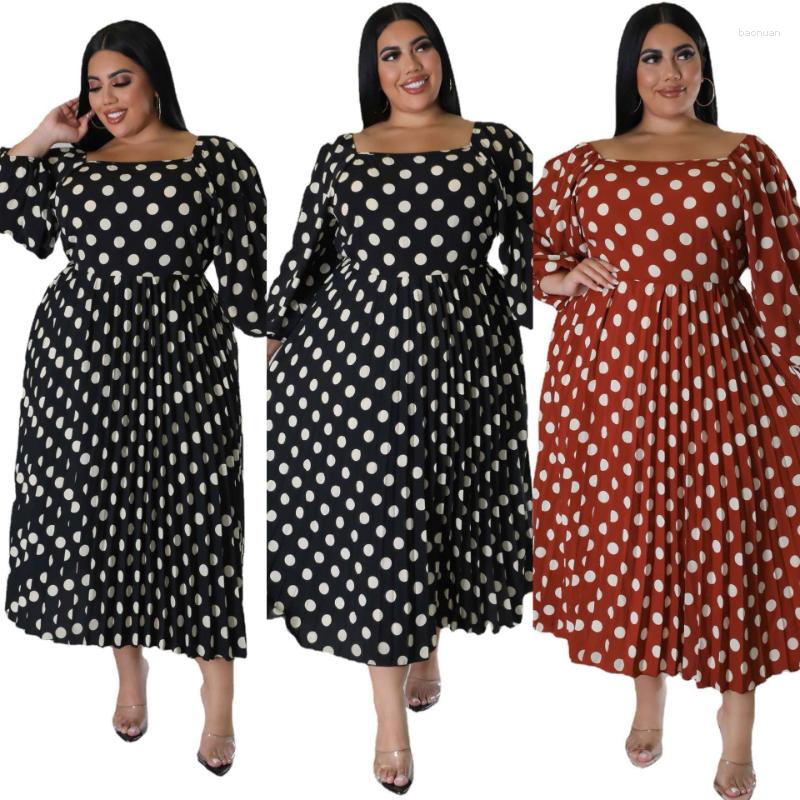 Ethnic Clothing Polyester African Dresses For Women Autumn Elegent Long Sleeve Dot Print Dress XL-5XL Clothes
Ethnic Clothing Polyester African Dresses For Women Autumn Elegent Long Sleeve Dot Print Dress XL-5XL Clothes
