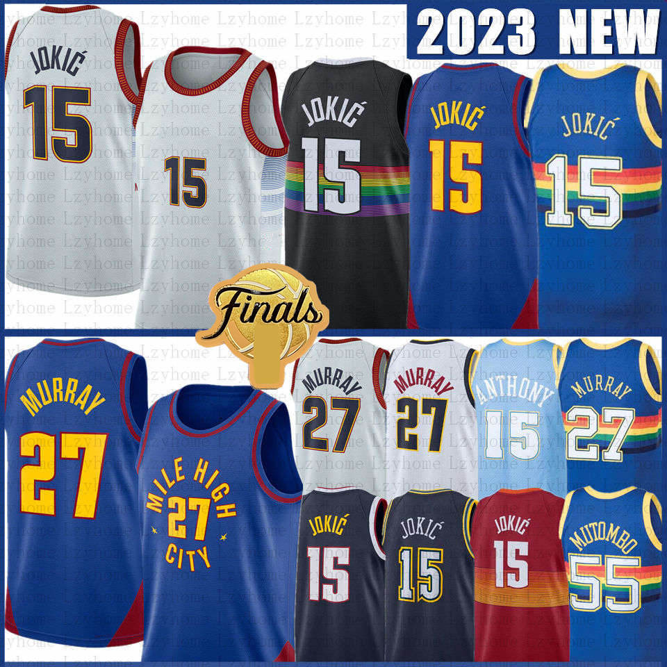 Nikola Jamal Murray Jokic Basketball Jersey Michael Porter Jr. Carmelo Anthony Allen Iverson Aaron Gordon Dikembe Mutombo 22 2023 City Jerseys Blue Retro Shirt 15 27, Mens
Nikola Jamal Murray Jokic Basketball Jersey Michael Porter Jr. Carmelo Anthony Allen Iverson Aaron Gordon Dikembe Mutombo 22 2023 City Jerseys Blue Retro Shirt 15 27, Mens