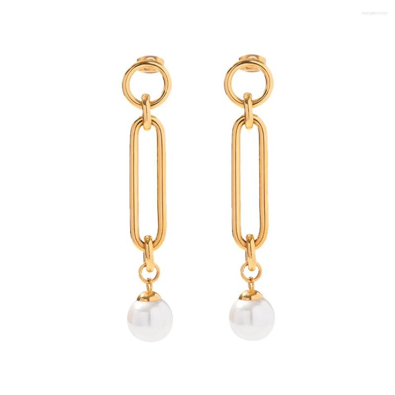 Dangle Earrings Youthway 18k Gold Plated Stainless Steel Dainty Link Chain Pearl Pendant Minimalist Women Jewelry For
Dangle Earrings Youthway 18k Gold Plated Stainless Steel Dainty Link Chain Pearl Pendant Minimalist Women Jewelry For