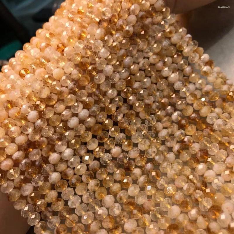 Loose Gemstones Beads Citrine Roundelle Faceted 6 4mm For DIY Jewelry Making FPPJ Wholesale Nature
Loose Gemstones Beads Citrine Roundelle Faceted 6 4mm For DIY Jewelry Making FPPJ Wholesale Nature