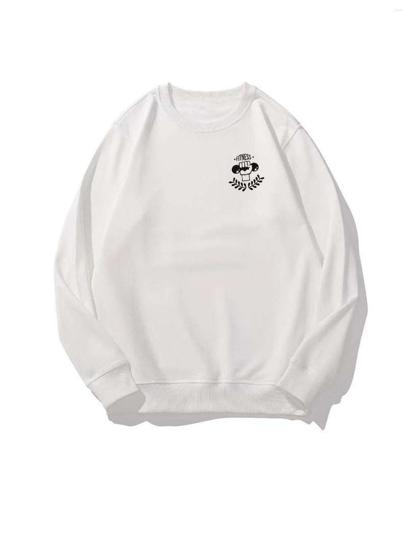 Men's T Shirts Sweatshirt Heavyweight Crew Neck Pullover Winter Casual With Small Dumbbell Fitness Print Graphic, White
Men's T Shirts Sweatshirt Heavyweight Crew Neck Pullover Winter Casual With Small Dumbbell Fitness Print Graphic, White
