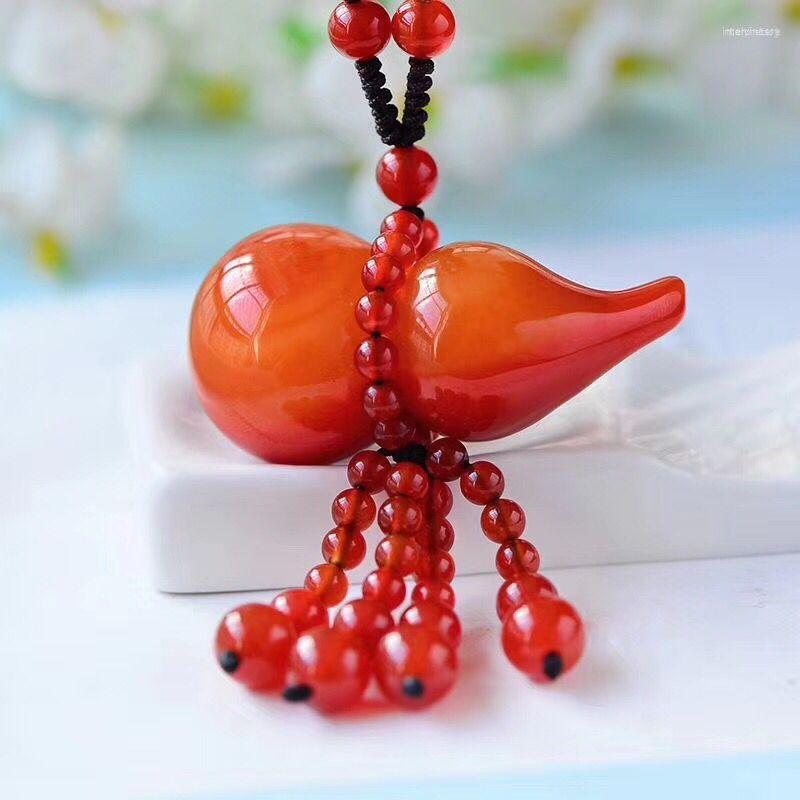 Pendant Necklaces JoursNeige Red Natural Crystal Necklace Hand Weaving Gourd Beautiful Lucky For Women Sweater Chain Jewelry
Pendant Necklaces JoursNeige Red Natural Crystal Necklace Hand Weaving Gourd Beautiful Lucky For Women Sweater Chain Jewelry