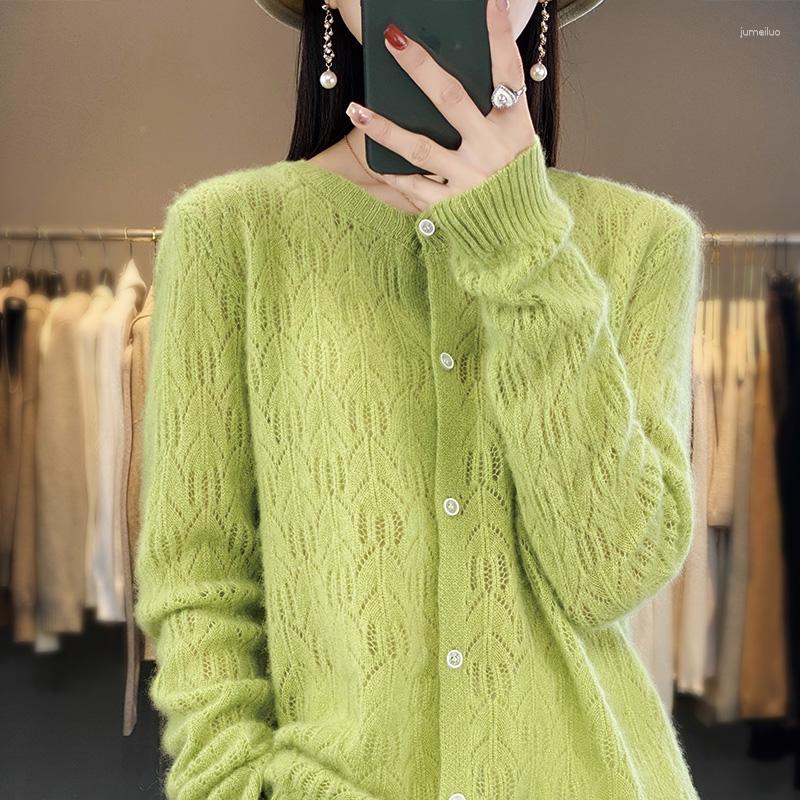 Women' Knits Spring And Summer Wool O-neck Knit Cardigan Women' Long Sleeve Blouse Loose Hollow Coat Fashion Cashmere Sweater, Army green
Women' Knits Spring And Summer Wool O-neck Knit Cardigan Women' Long Sleeve Blouse Loose Hollow Coat Fashion Cashmere Sweater, Army green