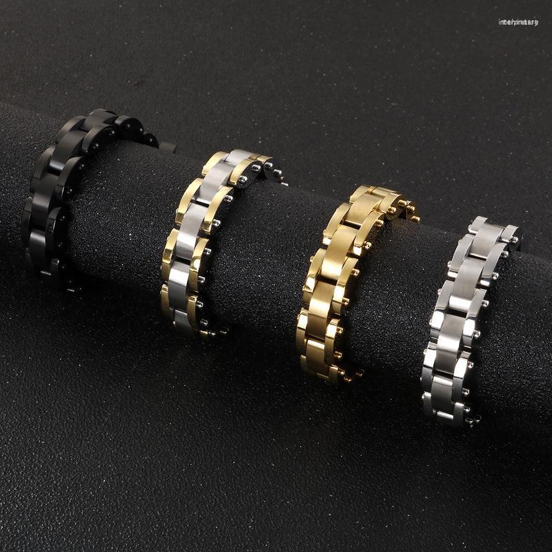 Link Bracelets Titanium Steel Men's Bracelet Personality Domineering Trendy 
Link Bracelets Titanium Steel Men's Bracelet Personality Domineering Trendy