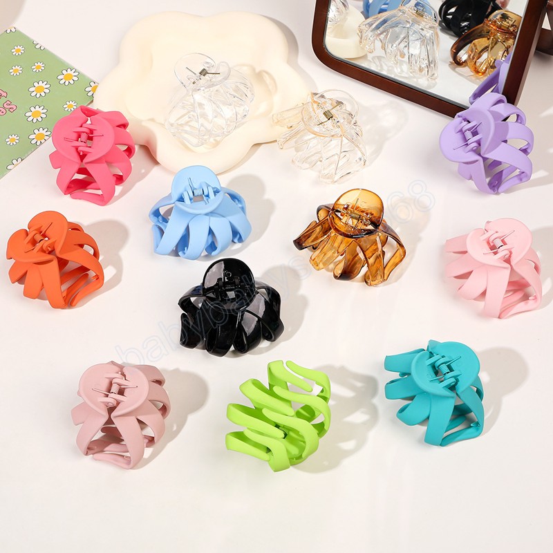 Candy Color Crab Clip Women Korean Ponytail Holder Acrylic Soild Barrette Headwear for Girls Hair Accessories
Candy Color Crab Clip Women Korean Ponytail Holder Acrylic Soild Barrette Headwear for Girls Hair Accessories