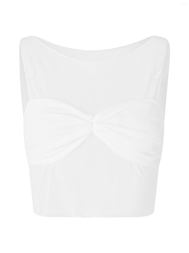 Women' Tanks Stylish Contrast Color Sleeveless Crop Top With Deep V Neckline And Button Closure For Women Summer Wardrobe, White
Women' Tanks Stylish Contrast Color Sleeveless Crop Top With Deep V Neckline And Button Closure For Women Summer Wardrobe, White