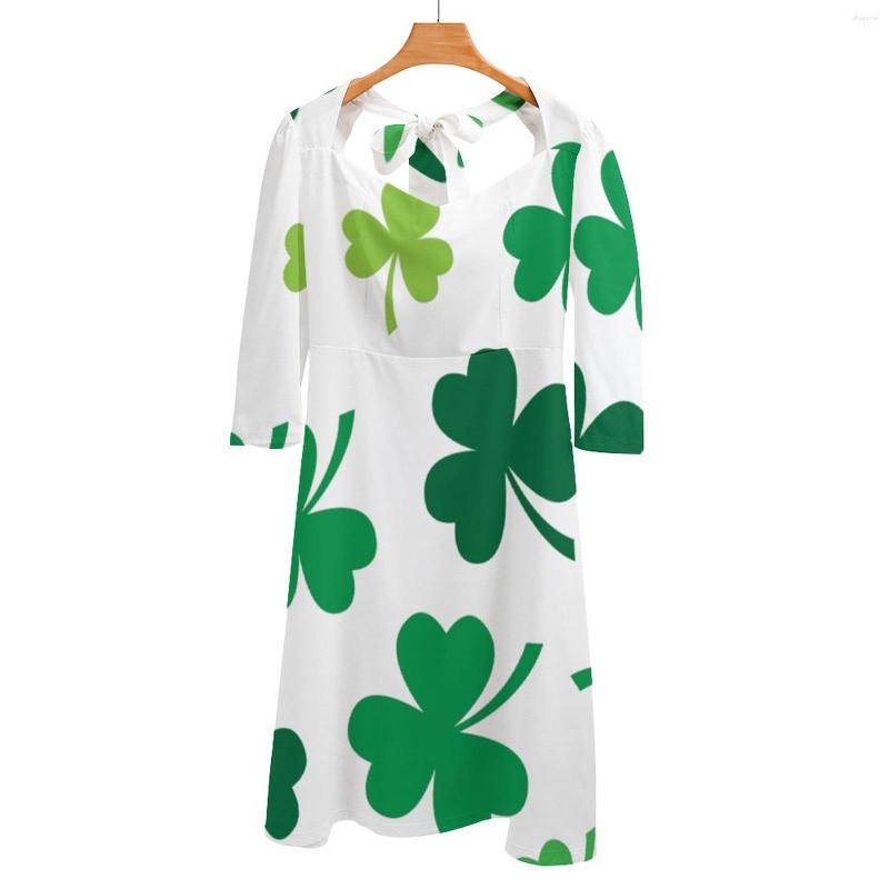 Casual Dresses Irish Shamrocks All Over Back Lacing Backless Dress Square Neck Sweetheart Knot Flared Day St Partick Paddy, Beq
Casual Dresses Irish Shamrocks All Over Back Lacing Backless Dress Square Neck Sweetheart Knot Flared Day St Partick Paddy, Beq